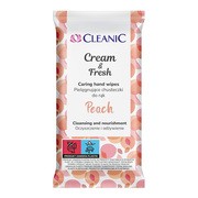 Cleanic Cream&Fresh Peach, chusteczki nawilżane do rąk, 15 szt. https://azcdn.doz.pl/image/d/product/81d6c1c7-scale-180x180.png