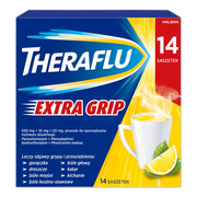 Theraflu ExtraGRIP, proszek do sporządzenia roztworu doustnego, 14 saszetek
