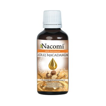 Nacomi, olej macadamia, eliksir wygładzający, 50 ml