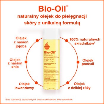 Bio-Oil, specjalistyczny olejek do pielęgnacji skóry, na blizny i rozstępy, 200 ml