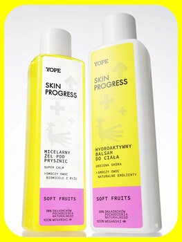 Yope Skin Progress, Soft Fruits, hydroaktywny balsam do ciała, 200 ml