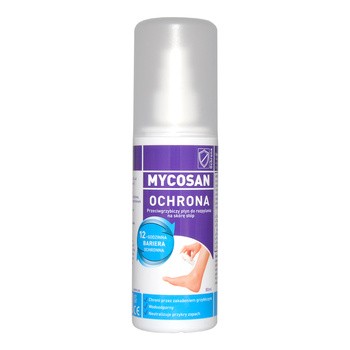 Mycosan Ochrona, aerozol przeciwgrzybiczy do stóp, 80 ml