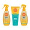 Zestaw DAX Sun, spray transparentny SPF30, 200 ml + lekki spray ochronny SPF 50, 200 ml + żel po opalaniu S.O.S. dla skóry z 10% D-Pantenol, 200 ml