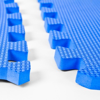 Spokey, Scrab, mata puzzle pod sprzęt fitness, kolor niebieski, 1 szt.