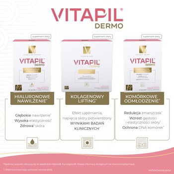 Vitapil Dermo Hialuronowe Nawilżenie, kapsułki, 60 szt.