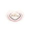 Canpol Babies, smoczek silikonowy, symetryczny, Royal Baby, 0-6 m, pink, 2 szt.