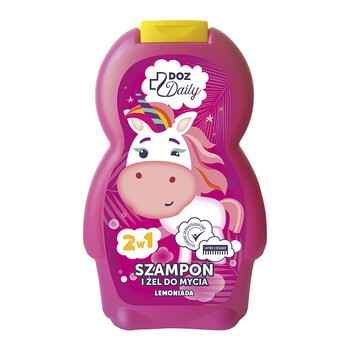 DOZ Daily, szampon i żel do mycia, lemoniada, 250 ml