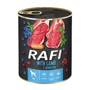 Rafi with Lamb, mokra karma z jagnięciną dla psów, puszka, 800 g