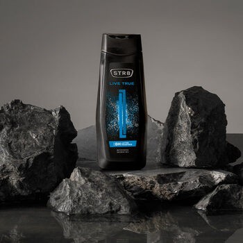 STR8 Live True, odświeżający żel pod prysznic, 400 ml