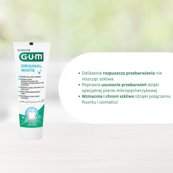 Gum Original White, pasta do zębów, 75 ml