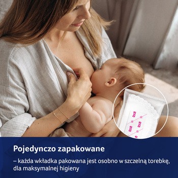 Canpol Lovi, Wkładki laktacyjne antybakteryjne Discreet Elegance, białe, 60 szt.