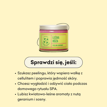 Mydlarnia 4 Szpaki, Peeling cukrowy, Leśna Róża, 250 ml