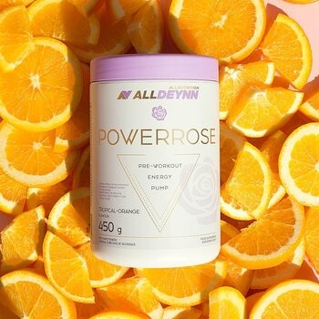 Allnutrition, ALLDEYNN PowerRose tropical - orange, proszek, 450 g
