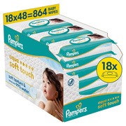 Chusteczki Pampers Aqua Soft Touch, 18 x 48 szt