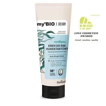 Farmona my'BIO, humektantowy krem do rąk, 400 ml