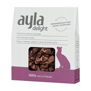 Ayla Delight, serca kacze, liofilizowane przysmaki dla kota, 28 g