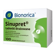 Sinupret, tabletki drażowane, 100 szt.