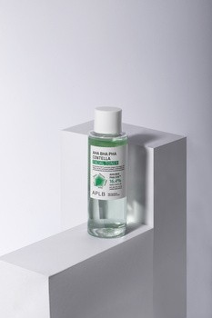 APLB AHA BHA PHA Centella Facial Toner, tonik oczyszczający do twarzy z kwasami i wąkrotą, 160 ml