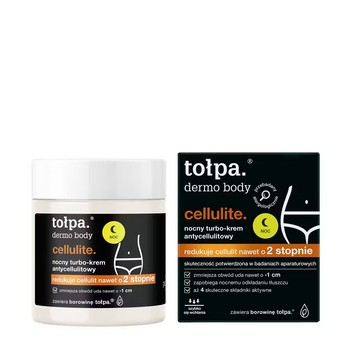 Tołpa dermo body cellulite., nocny turbo-krem antycellulitowy, 250 ml