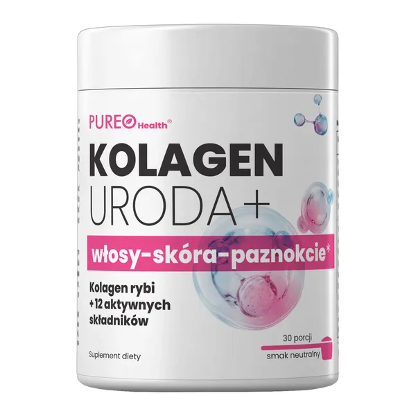 Коллаген Pureo Health 3000 мг, для волос, кожи и ногтей, нейтральный вкус, порошок
