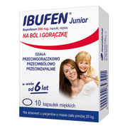 Ibufen Junior, 200 mg, kapsułki miękkie, 10 szt.