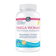Nordic Naturals, Omega Woman, 500 mg, kapsułki, 120 szt.        