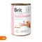 Zestaw 12 x Brit Veterinary Diet Dog Hypoallergenic, dietetyczna karma pełnoporcjowa dla psów z nietolerancją pokarmową, łosoś z groszkiem, 400 g