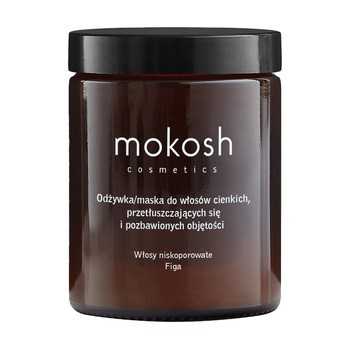 Mokosh, odżywka/maska do włosów cienkich, przetłuszczających się i pozbawionych objętości, figa, 180 ml