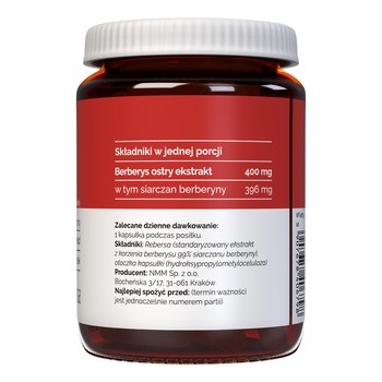 Vitalers Berberyna 400 mg, 60 szt.