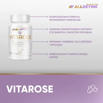 Allnutrition, ALLDEYNN VitaRose, tabletki, 120 szt.