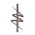 Pierre Rene Brow Maker, pisak do brwi, Brown, 0,5 g