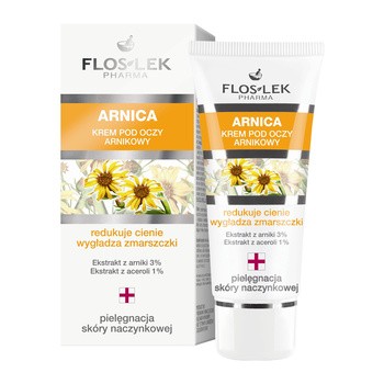Flos-Lek Pharma Arnica, krem pod oczy arnikowy, 30 ml