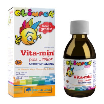 Olimp Vita-Min Plus Junior Multiwitamina, syrop, 150 ml