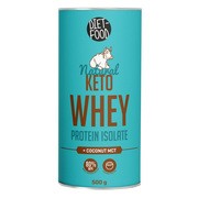 Diet-Food, Keto Whey Protein Isolate, białko serwatkowe z olejem kokosowym MCT, 500 g