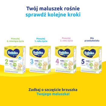Bebiko 1 nutriFLOR Expert, mleko początkowe dla niemowląt od urodzenia, proszek, 550 g