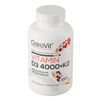 OstroVit Vitamin D3 4000 + K2, tabletki, 100 szt.