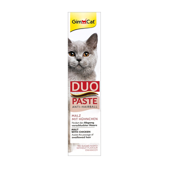 GimCat Multi-Vitamin Duo Paste z kurczakiem, pasta witaminowa dla kota, 50 g