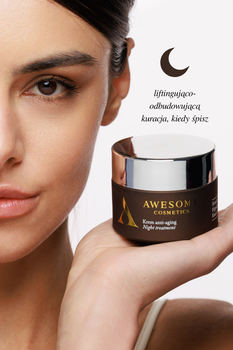 Awesome Cosmetics Night Treatment, krem na noc anti-aging, 50 ml
