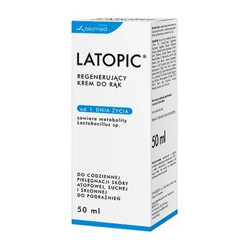 Latopic, regenerujący krem do rąk, 50 ml