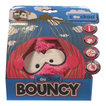 Coockoo Bouncy, interaktywna zabawka dla psa, różowa, 1 szt.