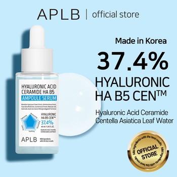 APLB Hyaluronic Acid Ceramide HA B5 Ampoule, serum nawilżające do twarzy z kwasem hialuronowym, ceramidami i witaminą B5, 40 ml