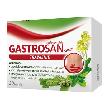 Gastrosan caps Trawienie, kapsułki, 30 szt.