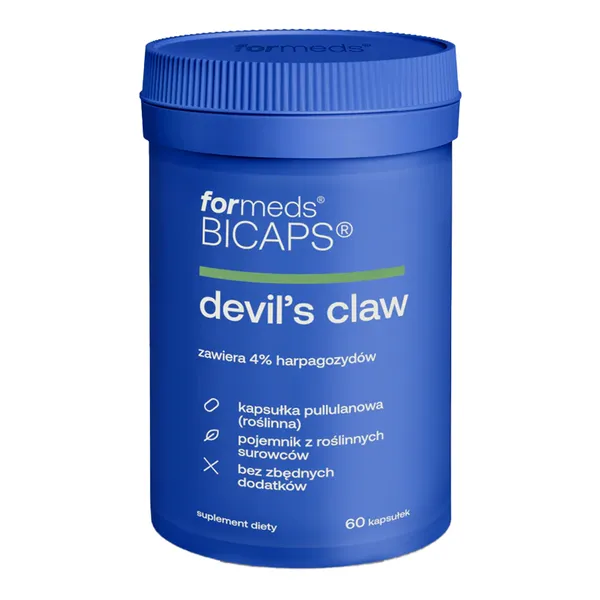 Дьявольский коготь ForMeds Bicaps Devil's Claw 200 мг, 60 капсул