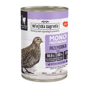 Wiejska Zagroda Monoproteinowa Przepiórka, mokra karma dla kota, 400 g