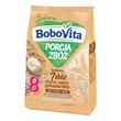 BoboVita Porcja Zbóż, kaszka bezmleczna 7 zbóż, zbożowo-jaglana pełnoziarnista, 8 m+, 170 g
