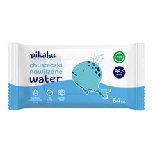 Pikabu Baby Care, chusteczki nawilżane Water, 64 szt.