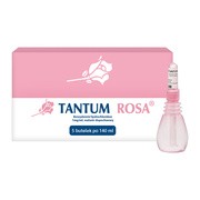 alt Tantum Rosa, 1 mg/ml, roztwór dopochwowy, 140 ml, 5 butelek