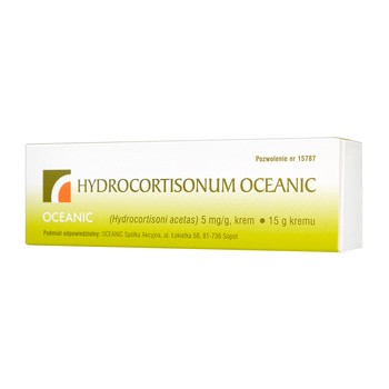 Hydrocortisonum Oceanic, 5 mg/g, krem, 15 g