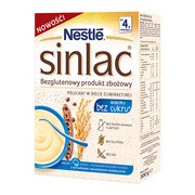 Nestle Sinlac, bezglutenowy produkt zbożowy, bez dodatku cukru, dla niemowląt po 4 miesiącu, 300 g