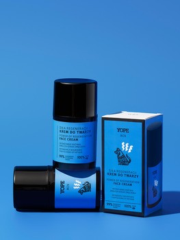 Yope Men Wood, krem do twarzy dla mężczyzn, Siła regeneracji, 50 ml